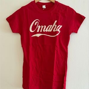 Tultex Red Omaha Women's Short Sleeve Tee